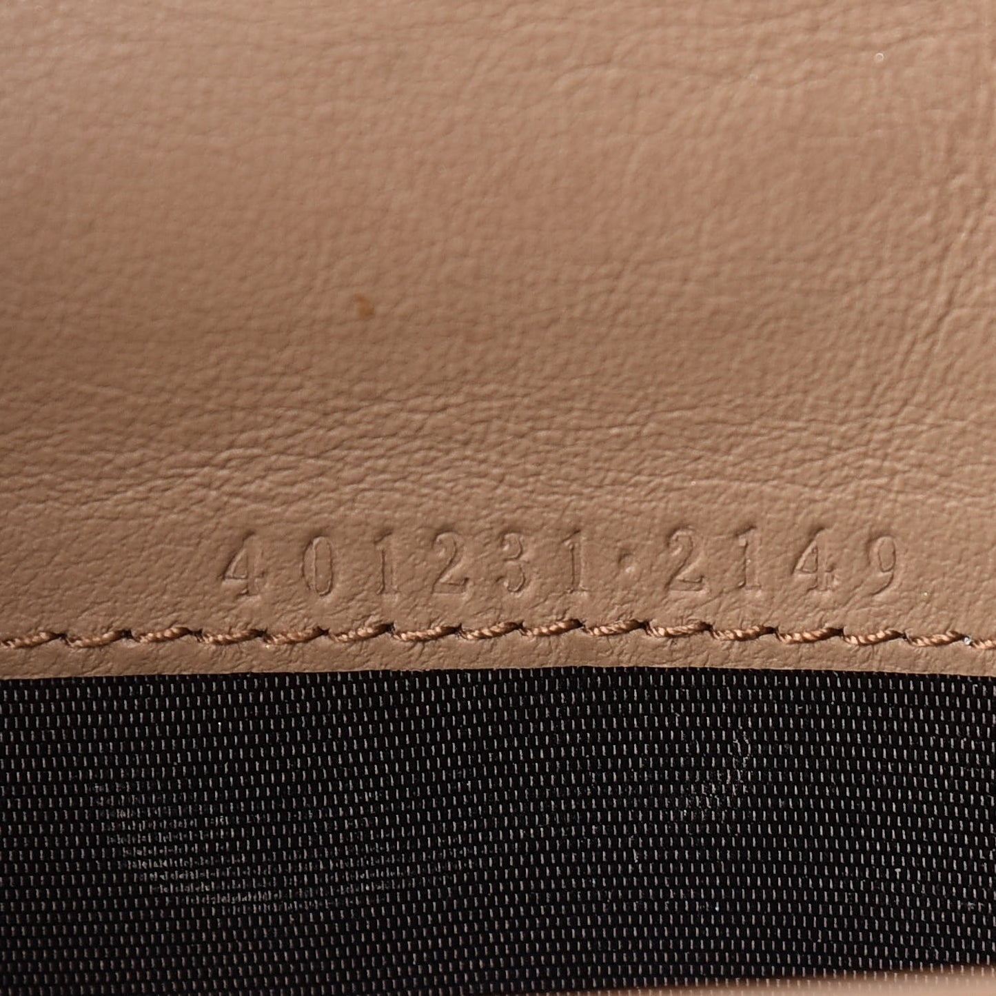 GG Supreme Monogram Mini Dionysus Chain Wallet Beige Taupe