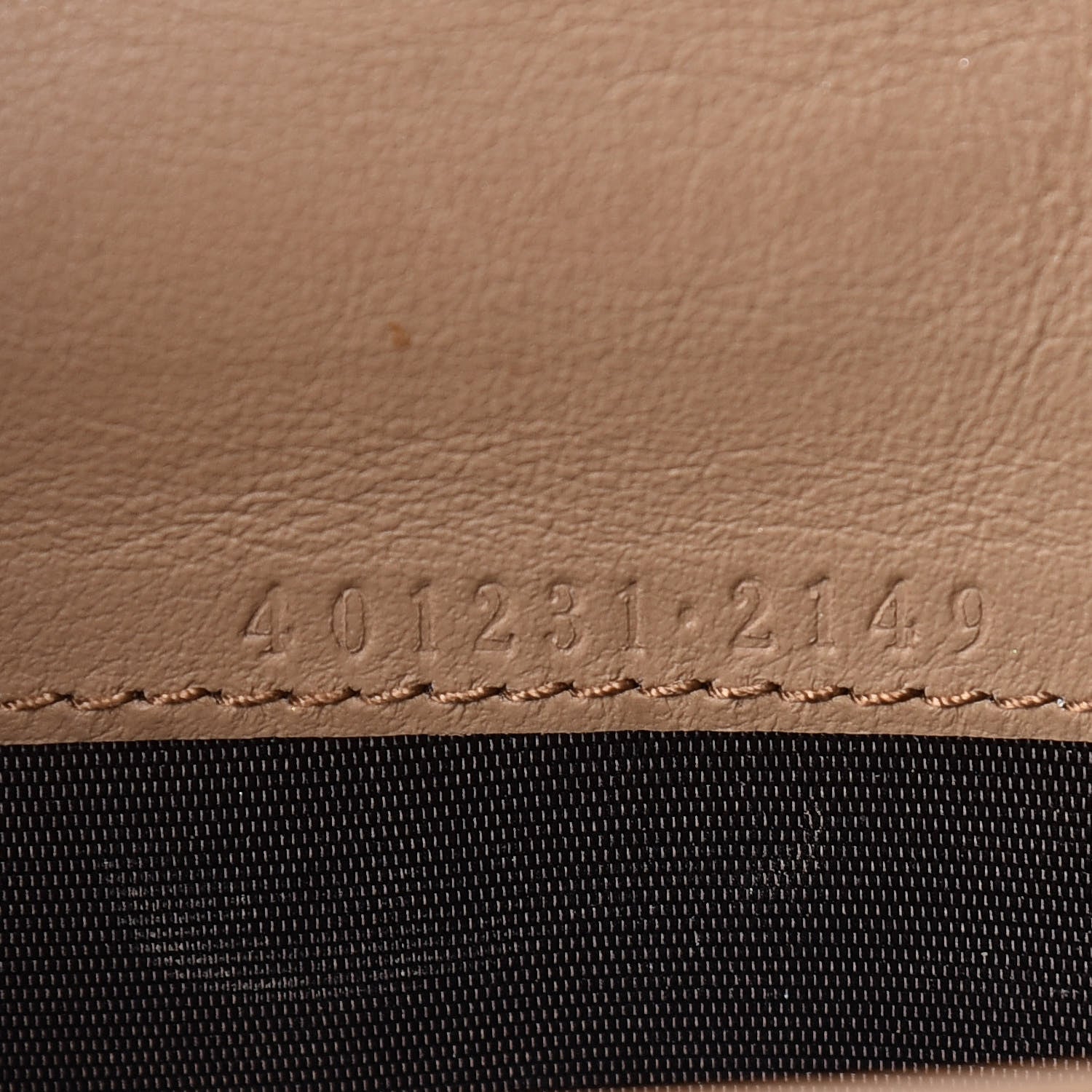 Gucci GG Supreme Monogram Mini Dionysus Chain Wallet Beige Taupe 9 of 11
