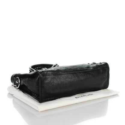 Balenciaga Agneau Classic Silver Hardware S City Black 4 of 7