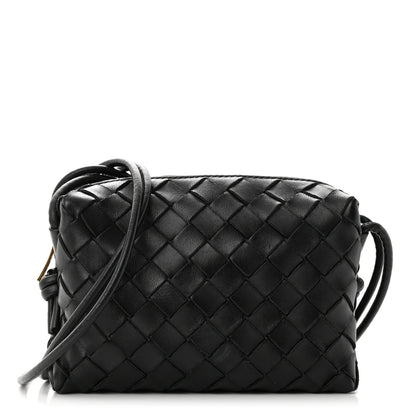 Bottega Veneta Nappa Intrecciato Mini Loop Camera Bag Black 1 of 9