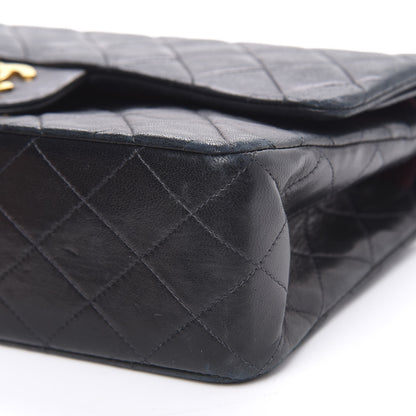 Chanel Lambskin Quilted Medium Double Flap Black 8 of 18