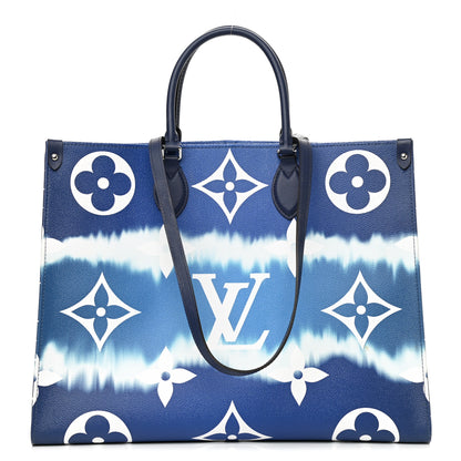 Louis Vuitton Monogram Escale Onthego GM Blue 1 of 12