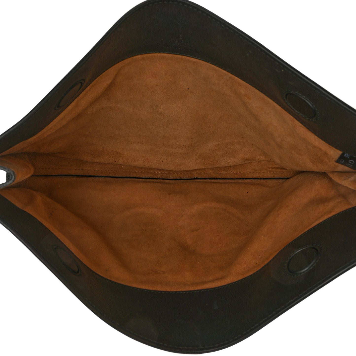 Calfskin Embossed XL Clutch Black