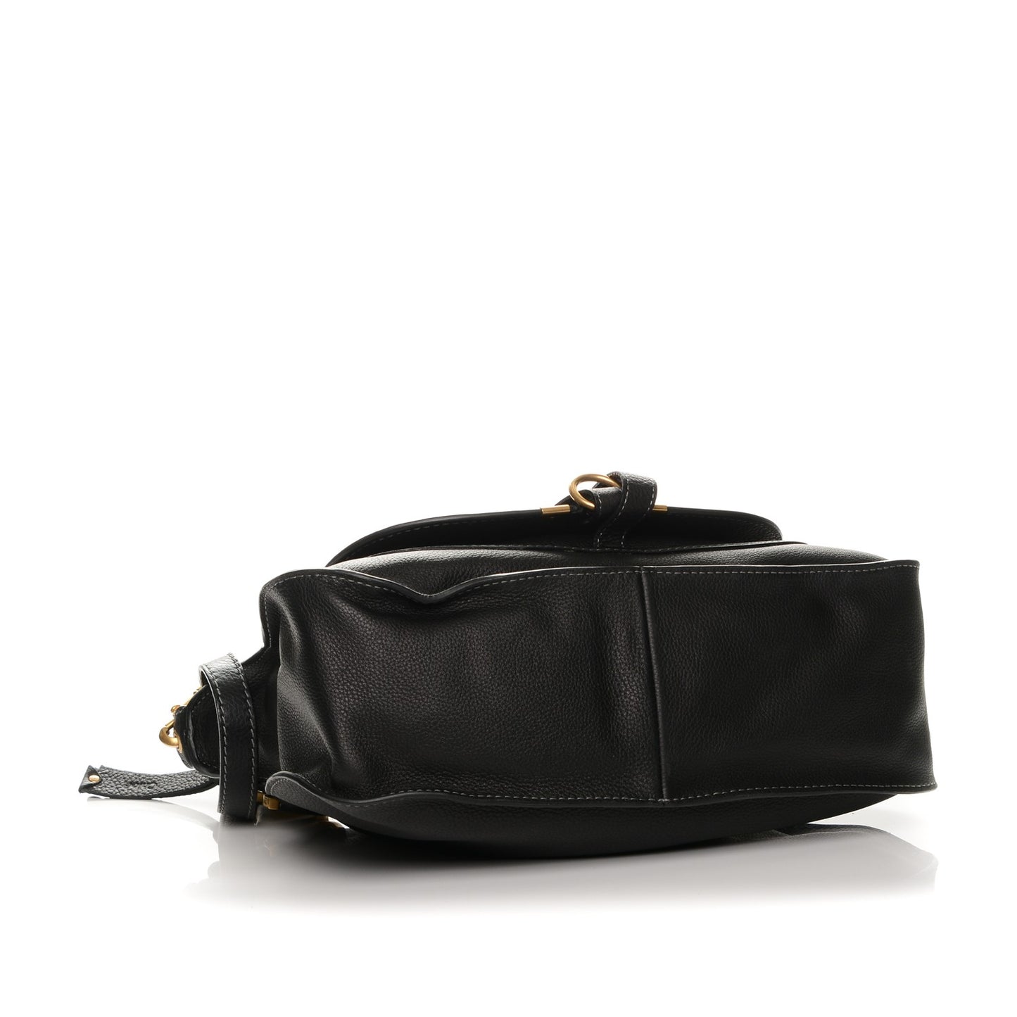 Calfskin Medium Marcie Satchel Black