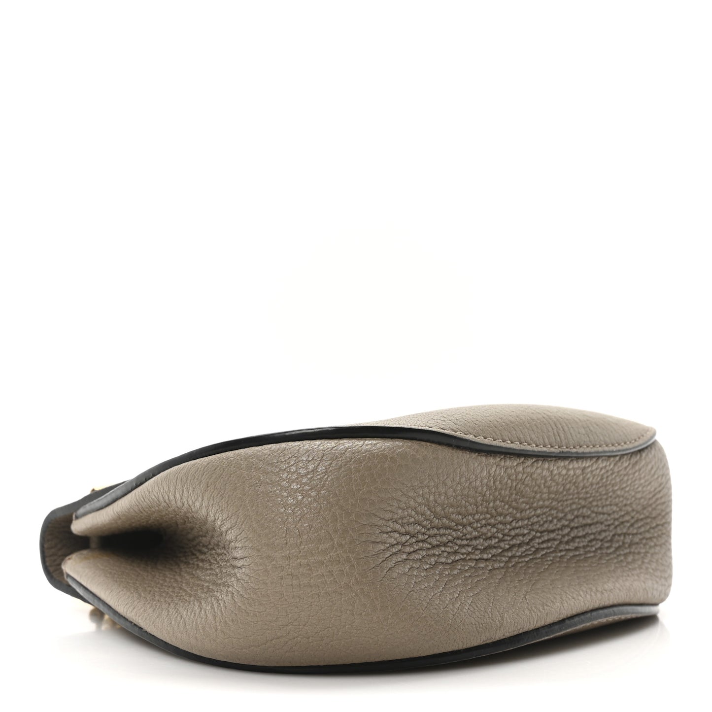 Grained Lambskin Mini Drew Shoulder Bag Motty Grey