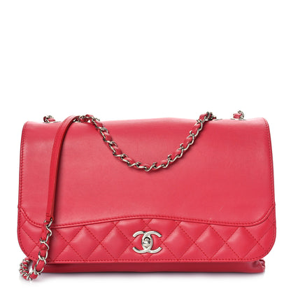 Chanel Calfskin Jumbo Tramezzo Flap Red 1 of 10