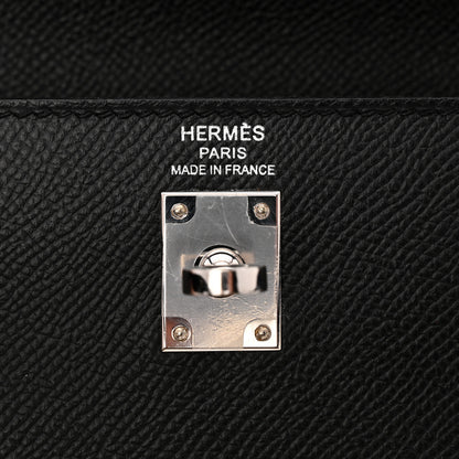 Hermes Epsom Kelly Sellier 25 Black 6 of 11