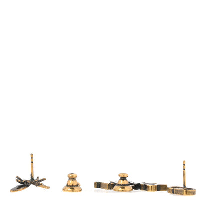 Christian Dior Metal J'Adior Earrings Aged Gold 3 of 4
