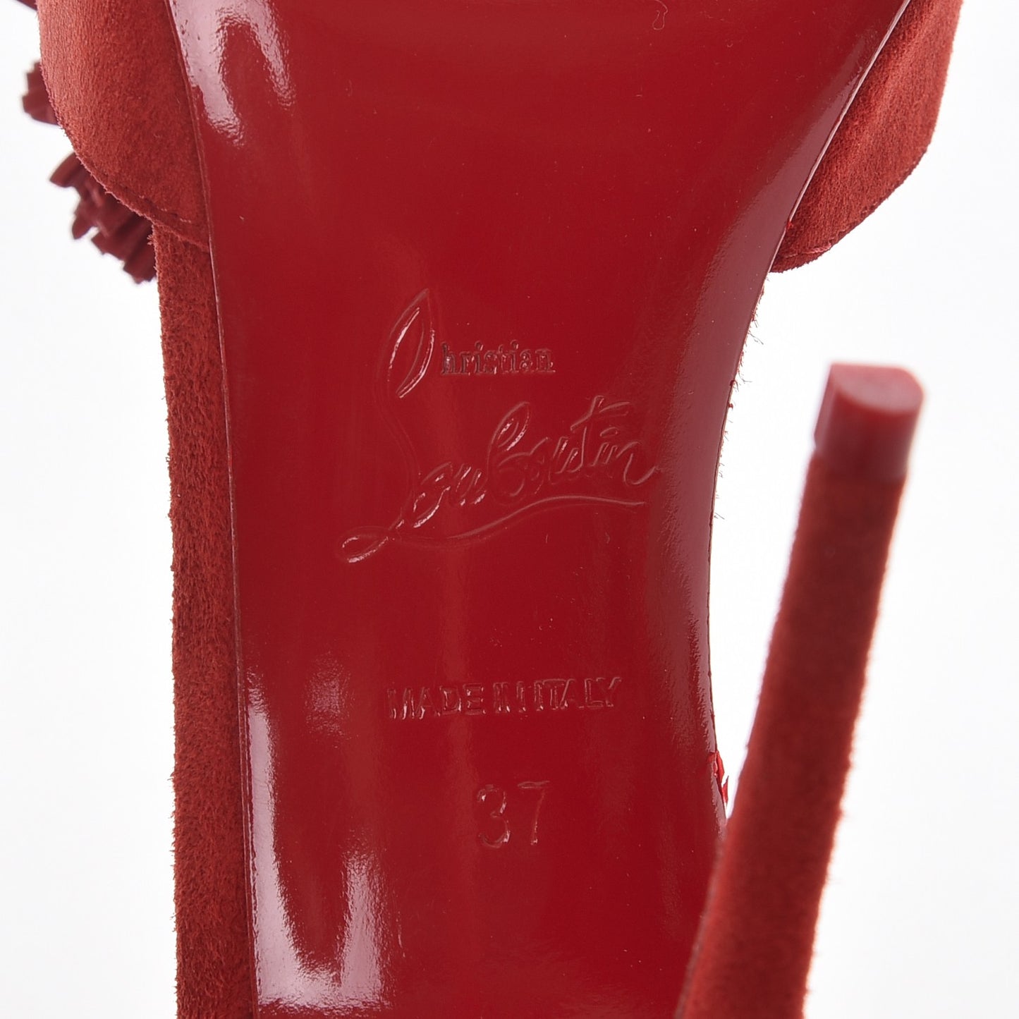 Veau Velours Tsarou 100 Pumps 37 Flamenco
