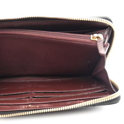 Chanel Caviar Quilted Large Gusset Zip Around Wallet Black 6 of 9