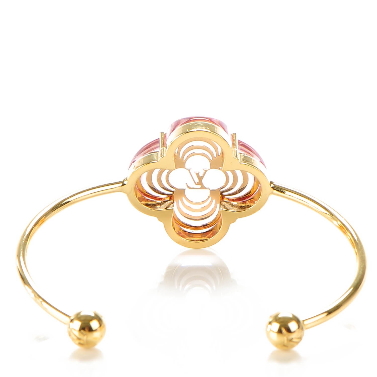Louis Vuitton A La Folie Cuff Gold 3 of 4