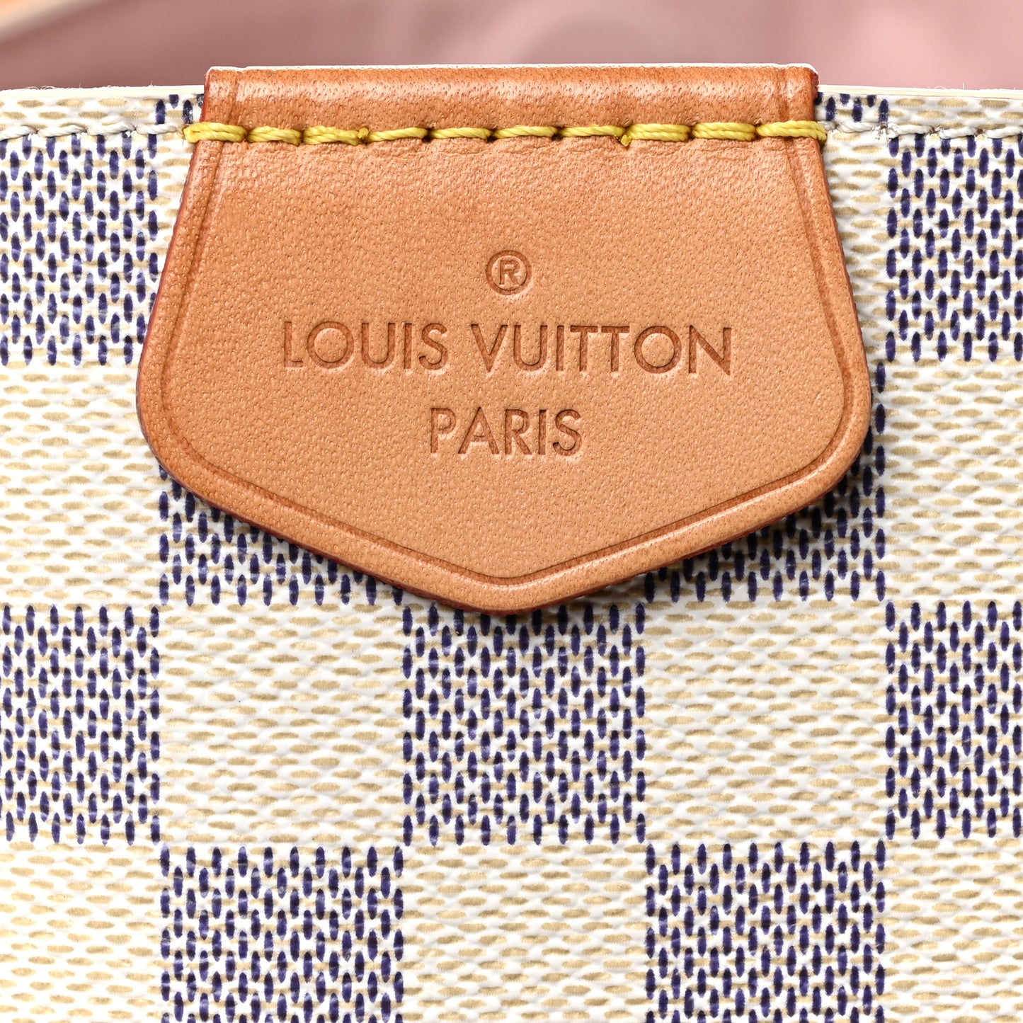 Damier Azur Graceful MM Rose Ballerine