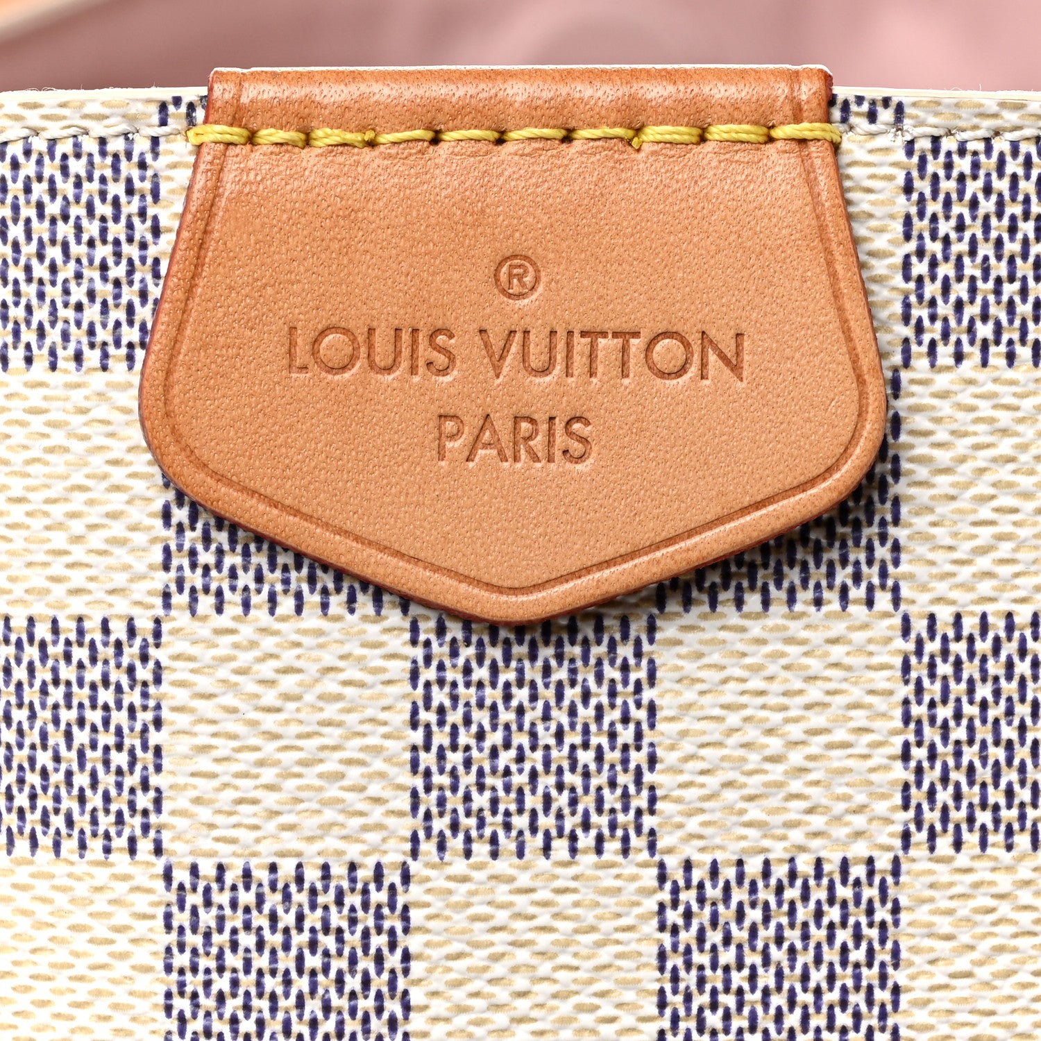 Louis Vuitton Damier Azur Graceful MM Rose Ballerine 10 of 13