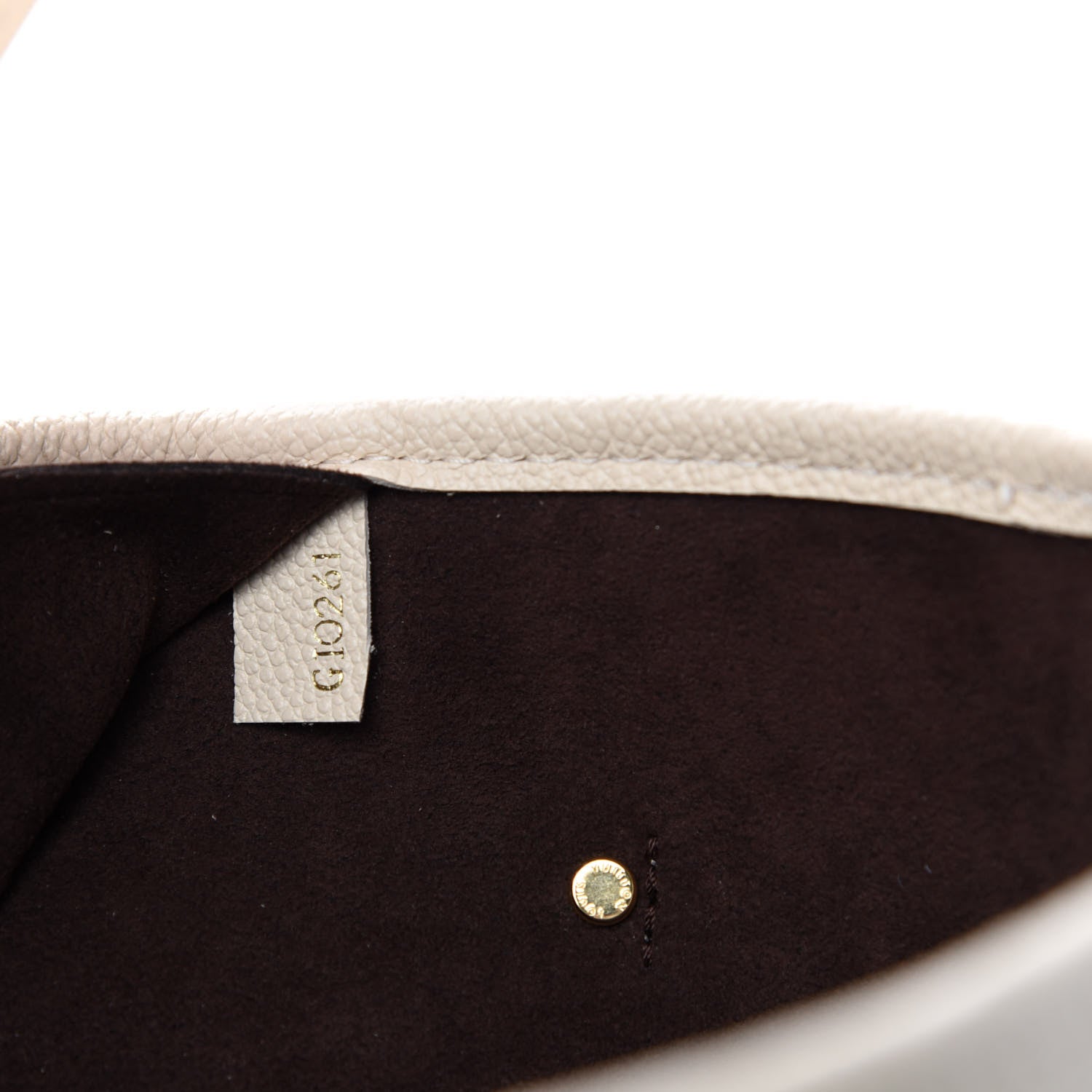 Louis Vuitton Empreinte Monogram Giant Neverfull MM Cream 9 of 10