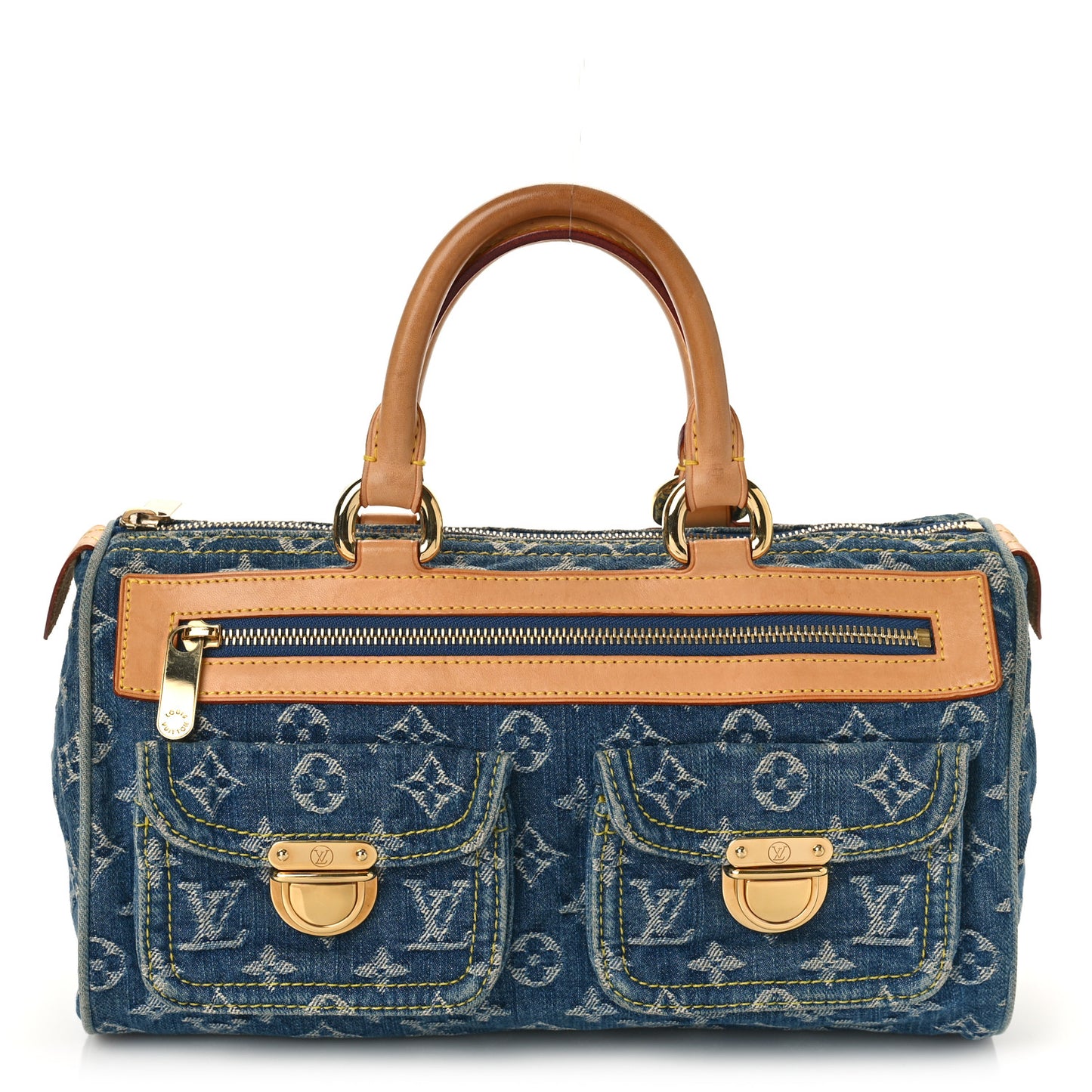 Monogram Denim Neo Speedy Blue