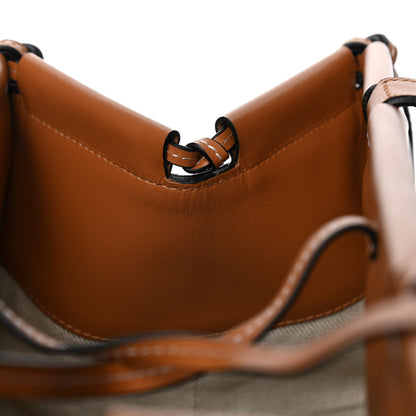 Loewe Grained Calfskin Cushion Tote Tan 7 of 23