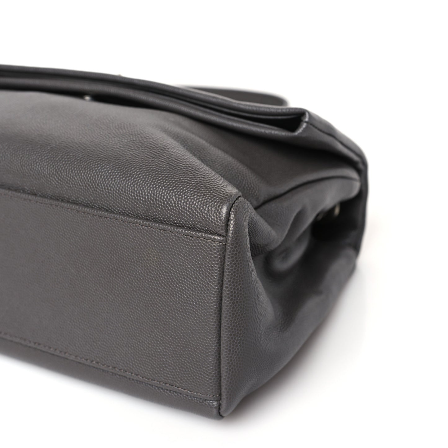 Grain De Poudre Medium West Hollywood Monogram Fold-Over Earth