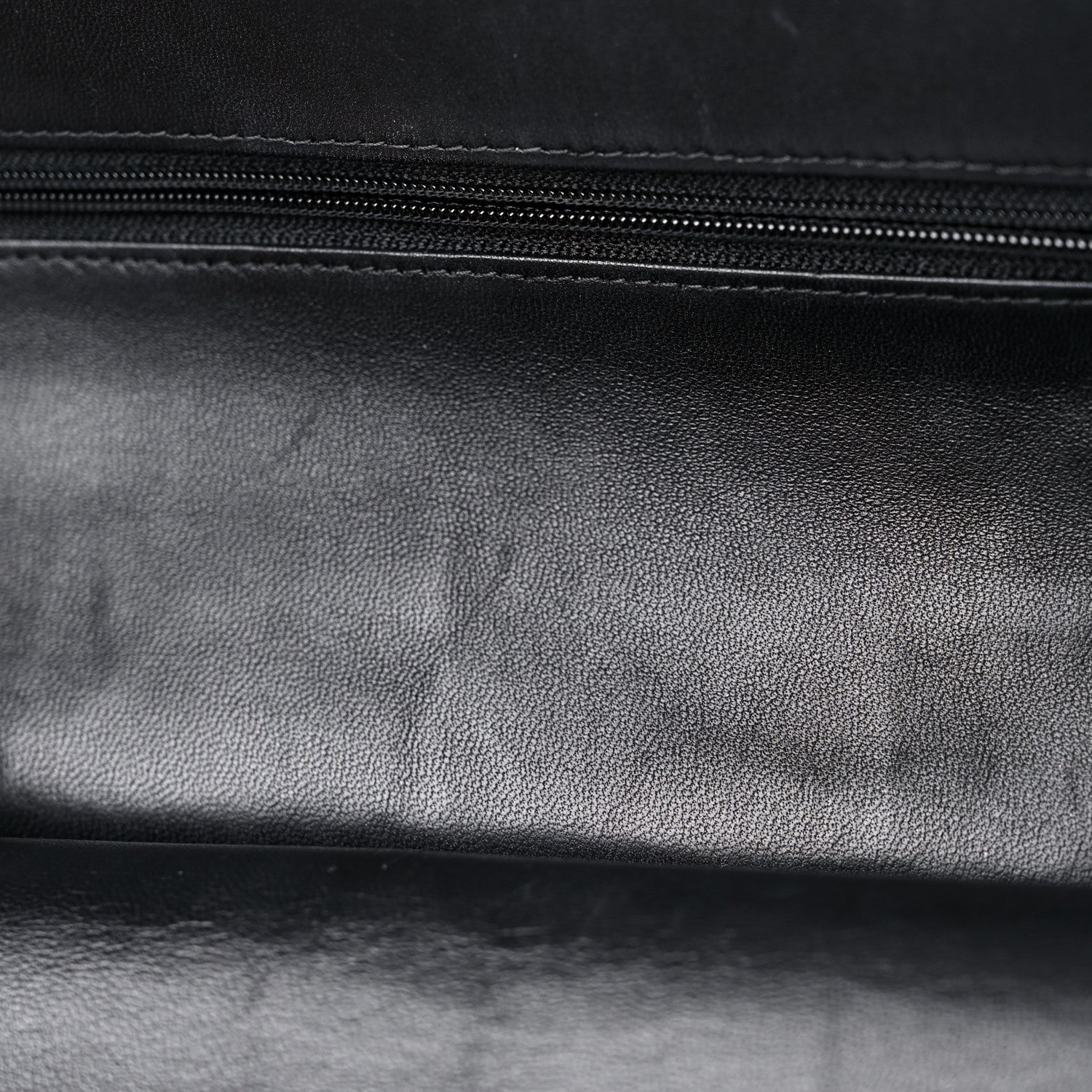 Chanel Lambskin Quilted Medium Double Flap Black 17 of 22