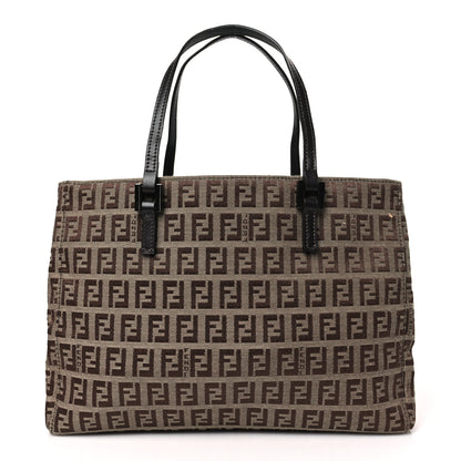 Fendi Zucchino Tote Brown 1 of 7