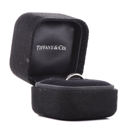 Tiffany Platinum Diamond 3mm Notes "." Ring 52 6 5 of 5
