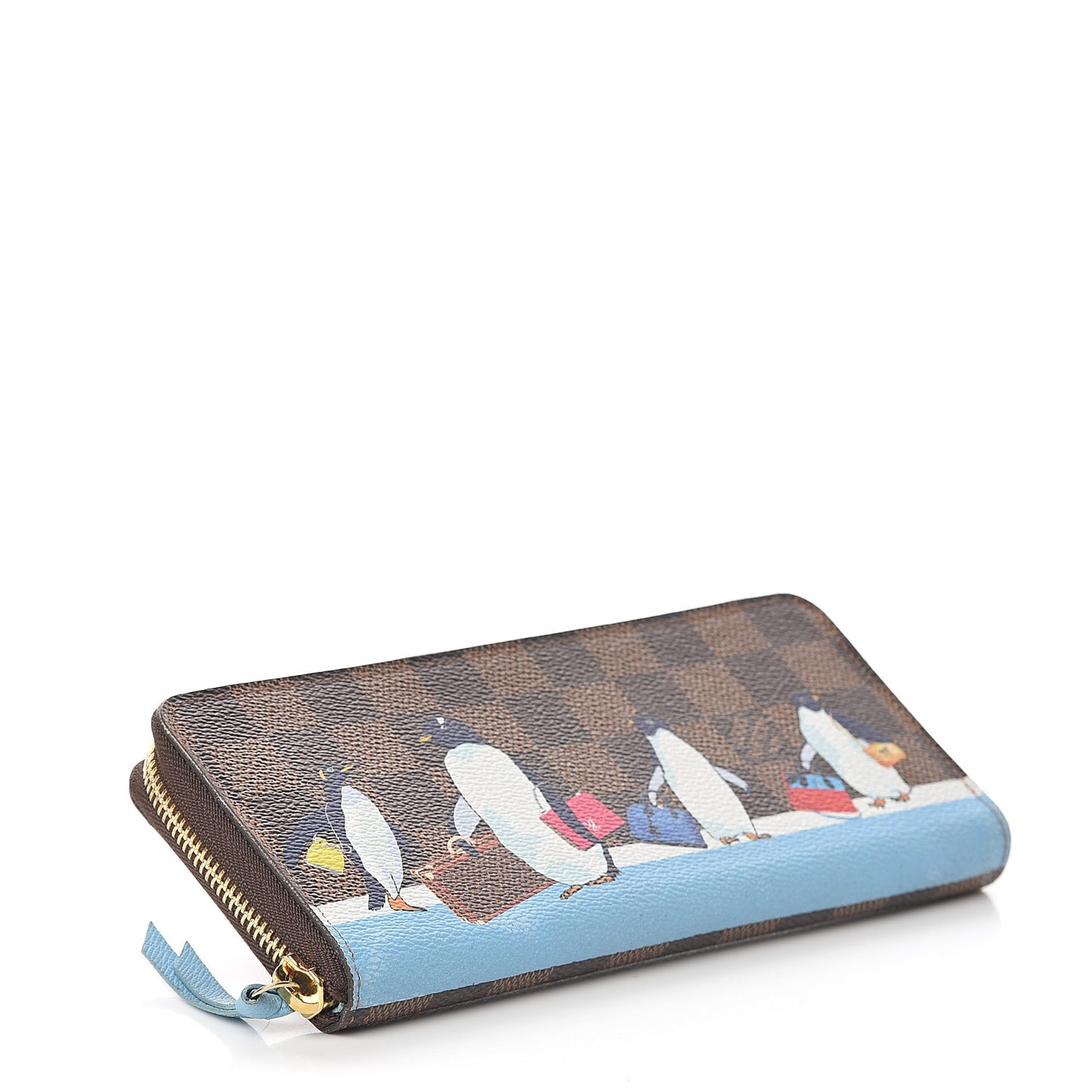 Damier Ebene 2017 Christmas Animation Clemence Wallet