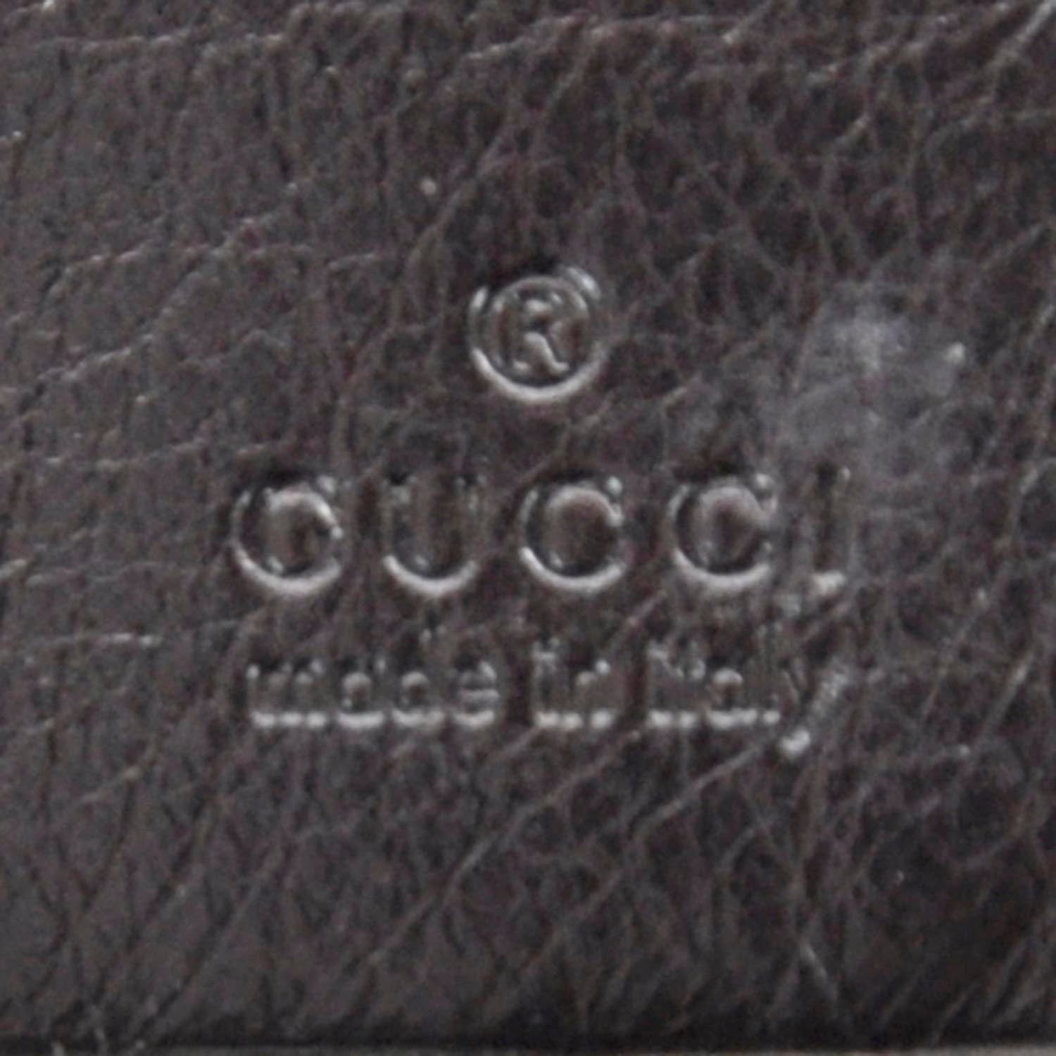 Gucci Calfskin Britt Continental Wallet Brown 6 of 7