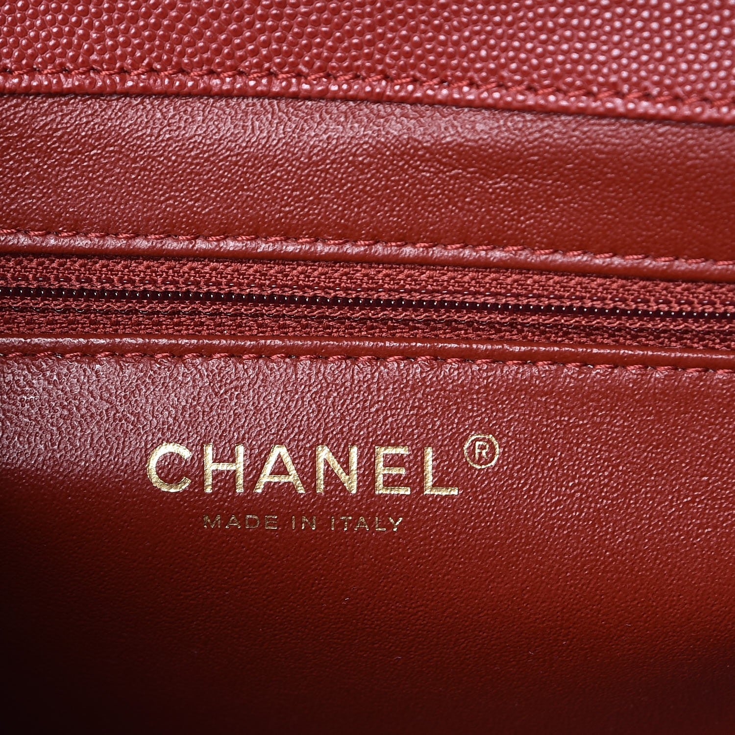 Chanel Caviar Quilted Medium Business Affinity Flap Dark Red 6 of 9