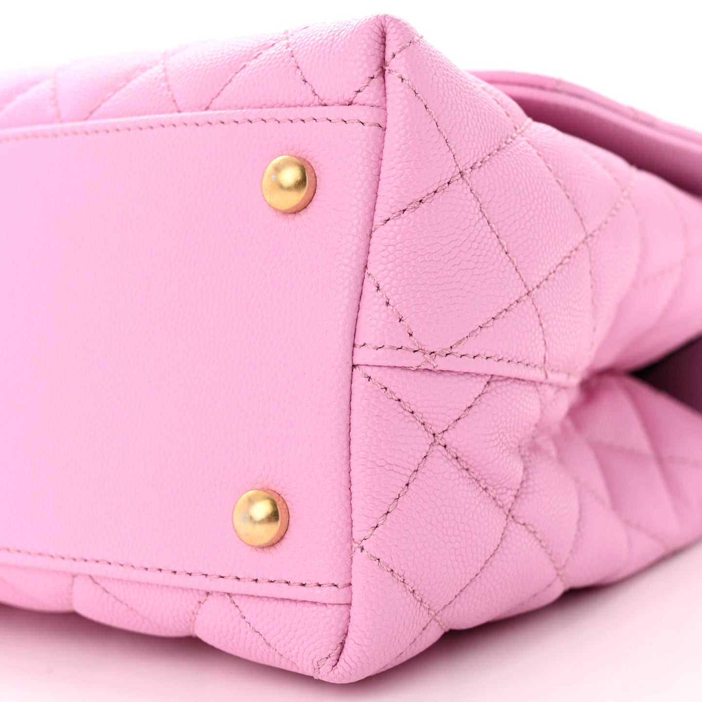 Caviar Quilted Small Coco Chain Handle Flap Lilas