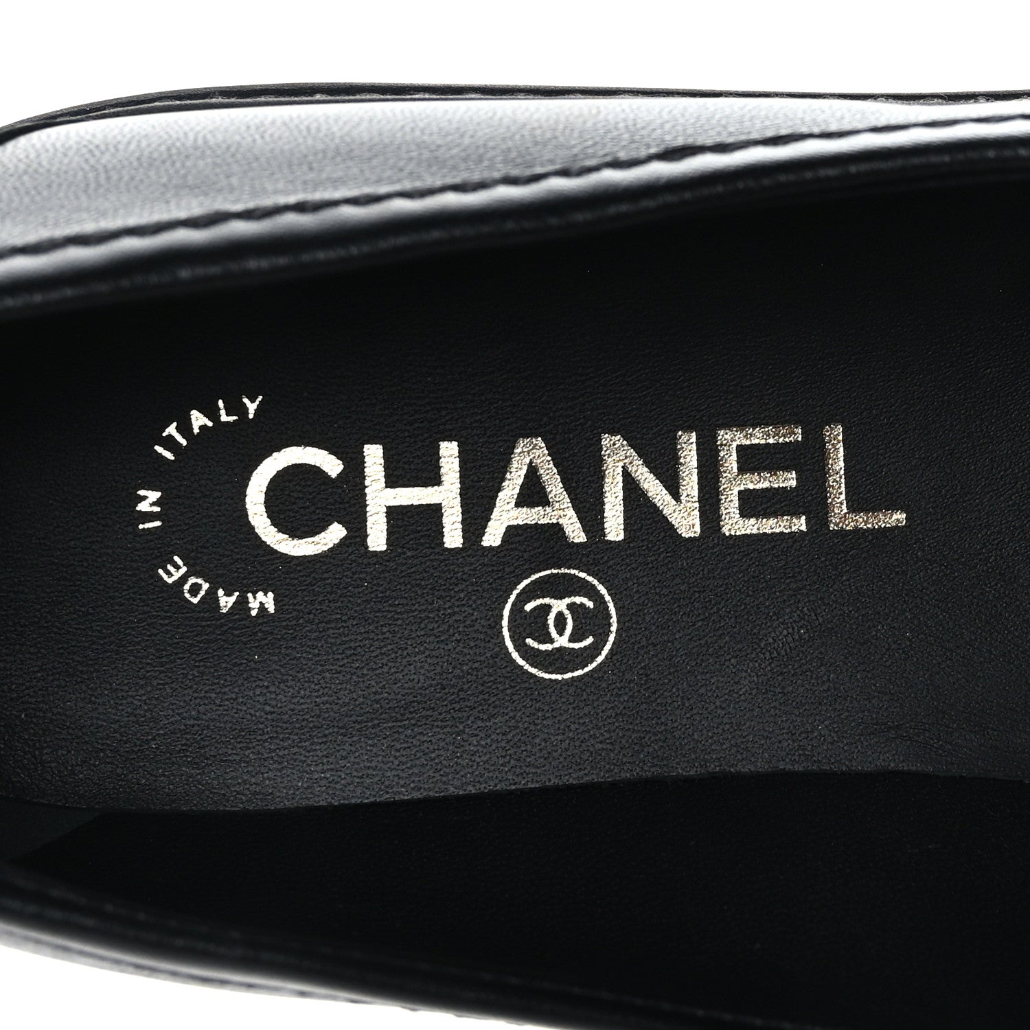 Chanel Lambskin Quilted CC Turnlock Loafers 39.5 Black 8 of 8