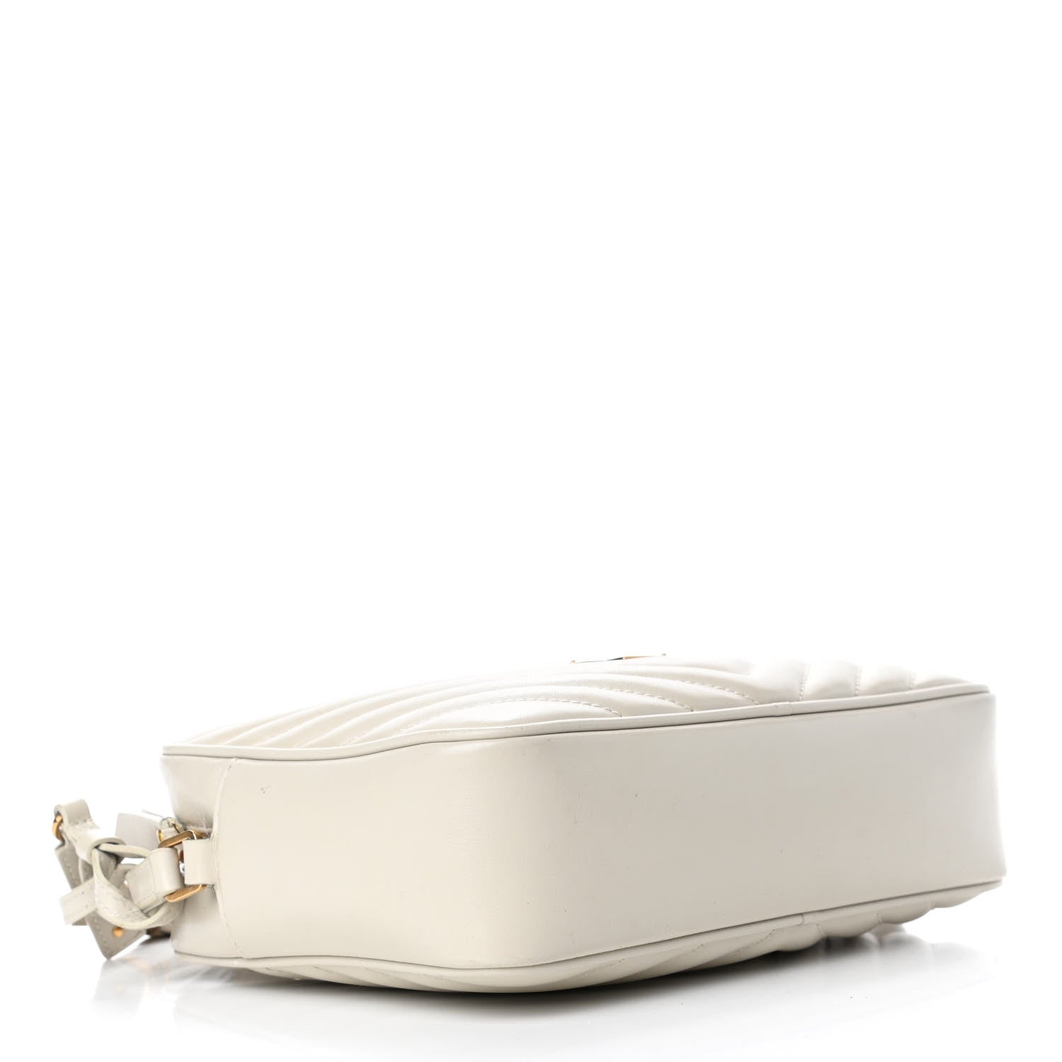 Saint Laurent Calfskin Matelasse Monogram Lou Camera Bag Crema Soft 3 of 4