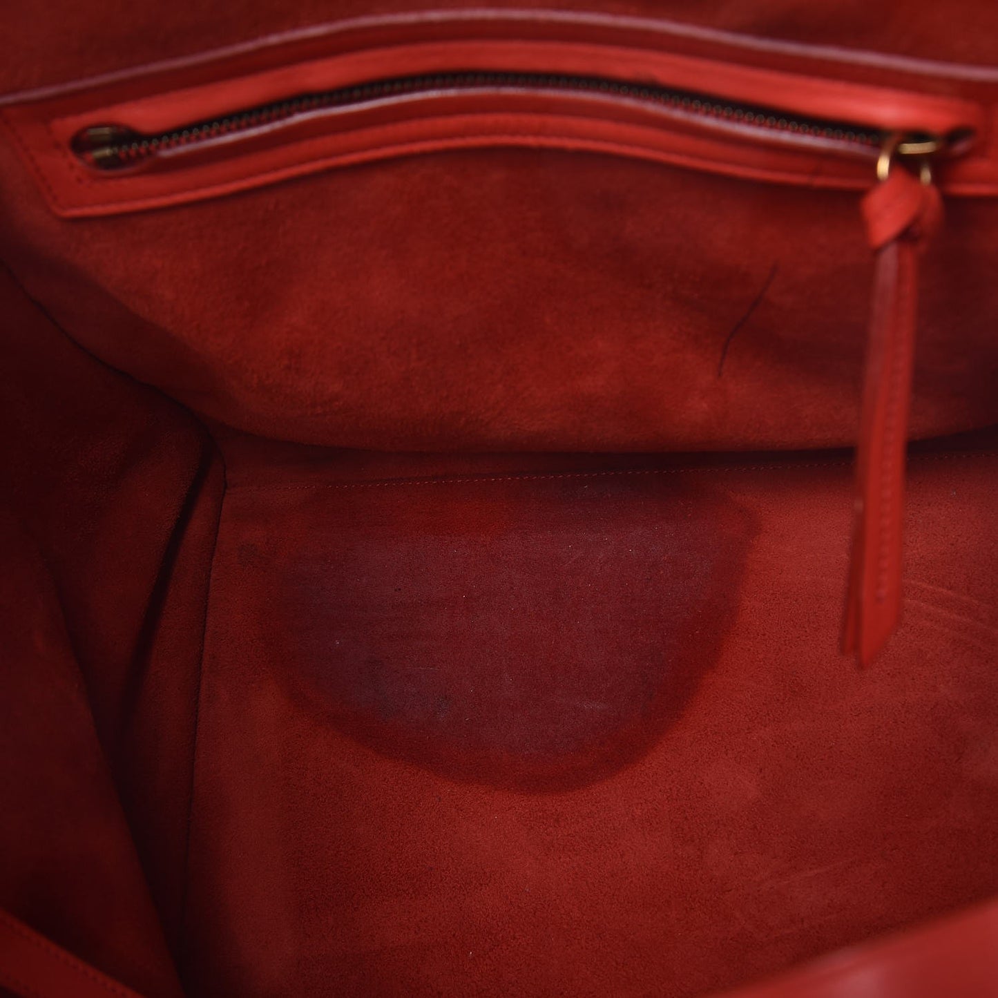Nappa Calfskin Medium Phantom Luggage Vermillion
