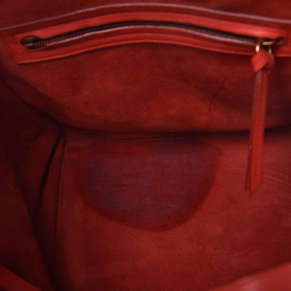 Celine Nappa Calfskin Medium Phantom Luggage Vermillion 8 of 28