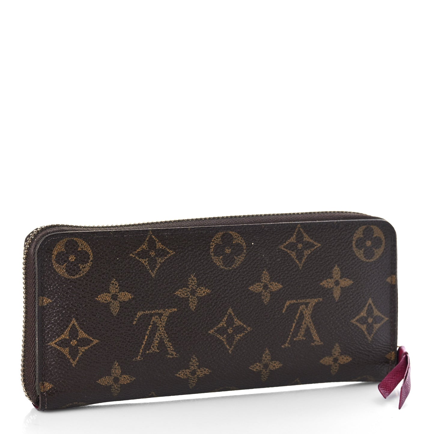 Monogram Clemence Wallet Fuchsia