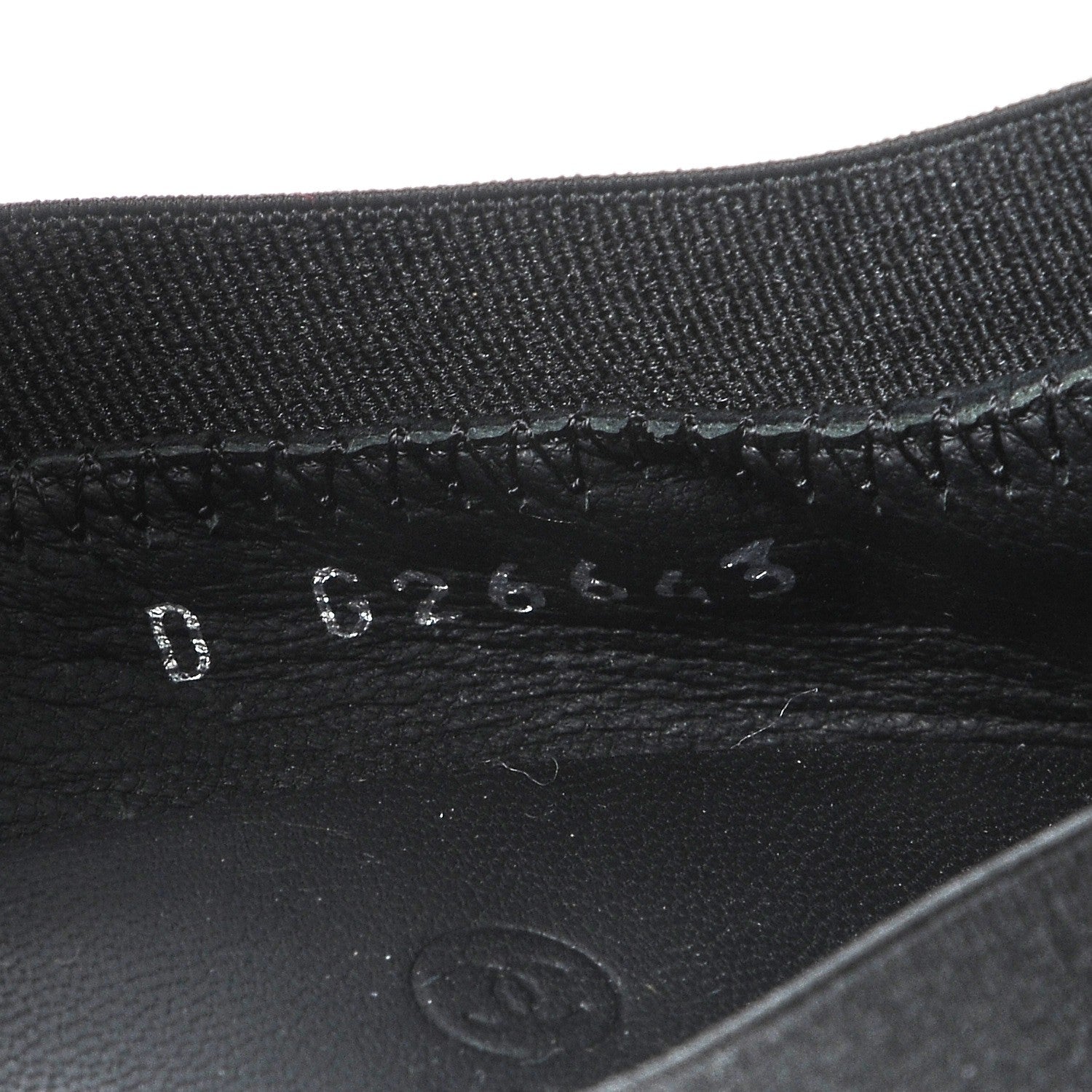 Chanel Lambskin Patent CC Elastic Stretch Pumps 38 Black 8 of 8