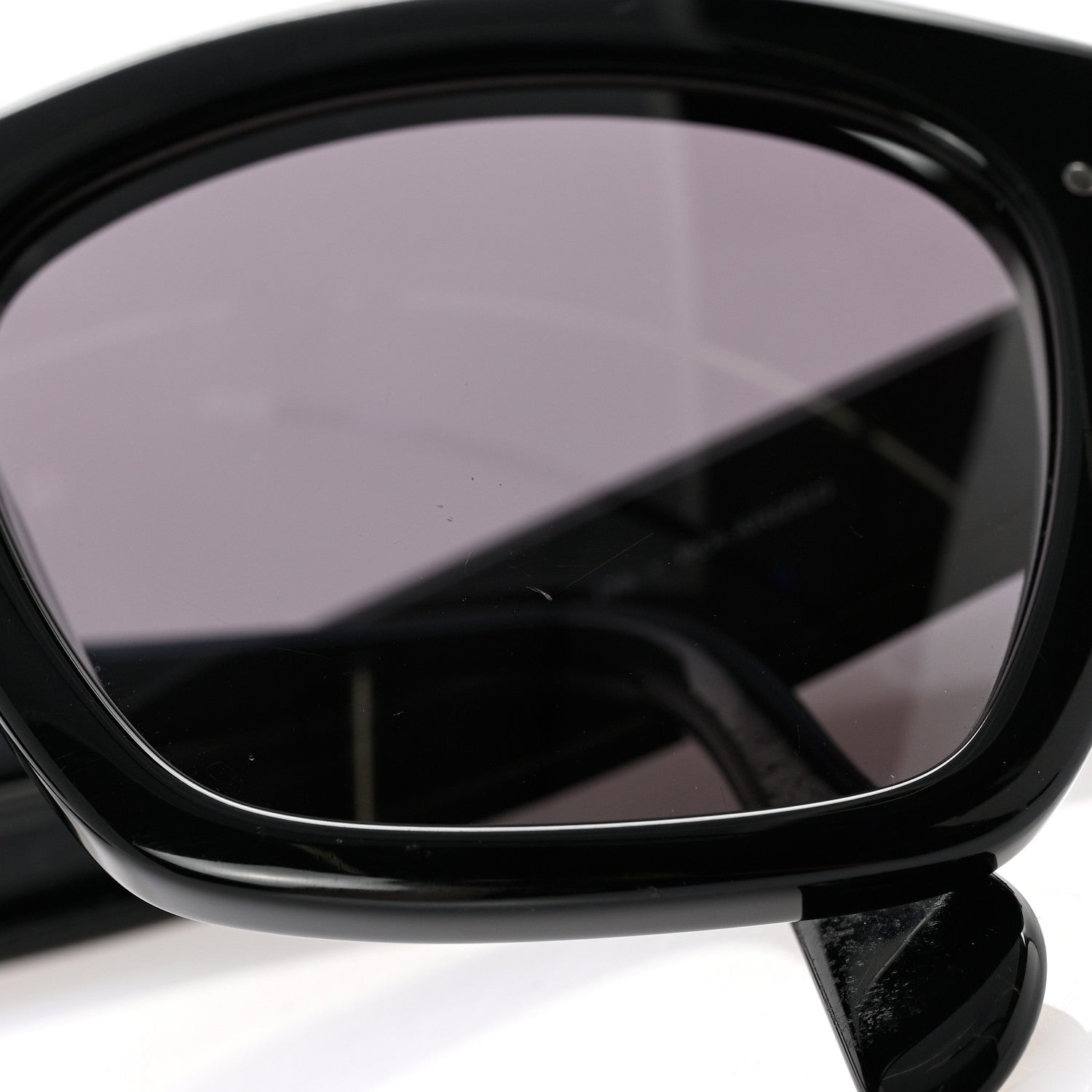 Celine Acetate Polarized Square Sunglasses CL 41732 Black 7 of 7