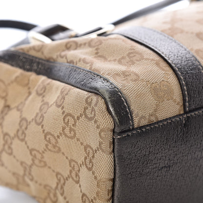Gucci Monogram Small Abbey Boston Metallic Brown 14 of 19