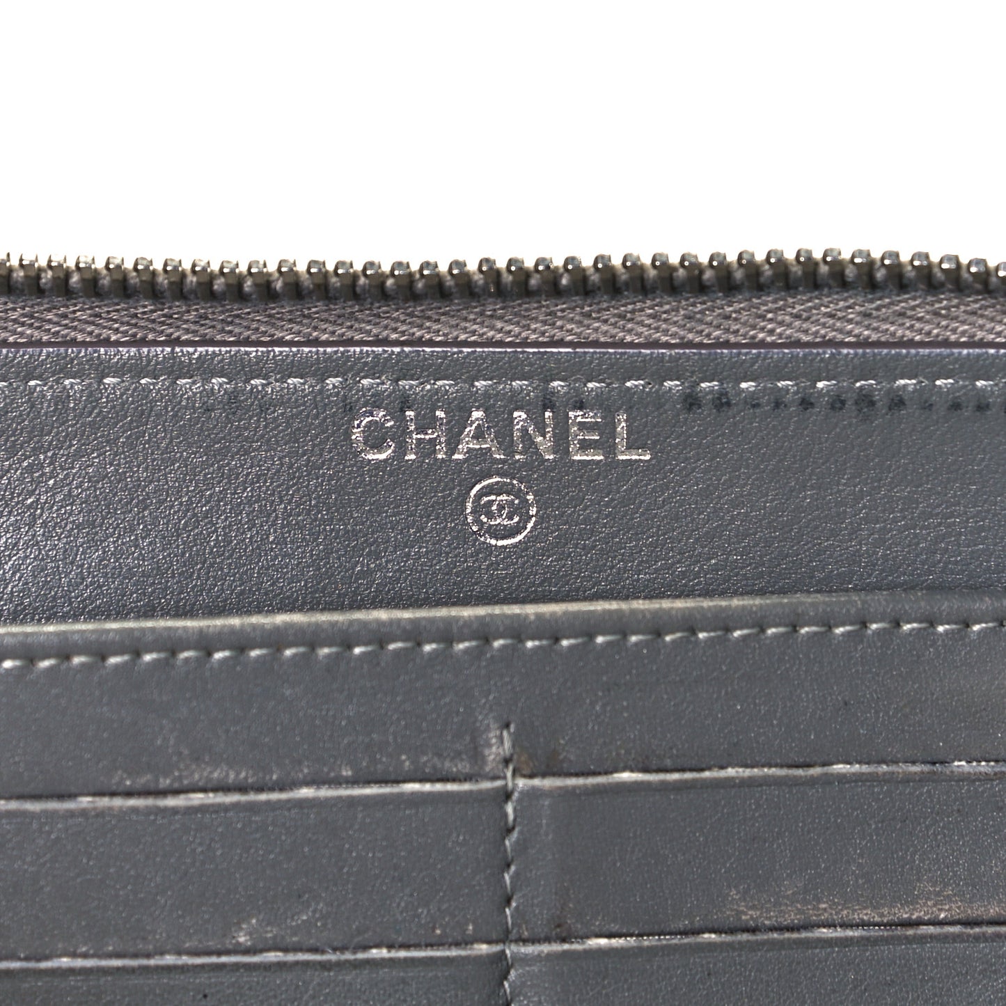 Caviar Large Sevruga Zip Around Wallet Lavender