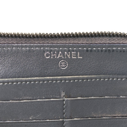 Chanel Caviar Large Sevruga Zip Around Wallet Lavender 8 of 16
