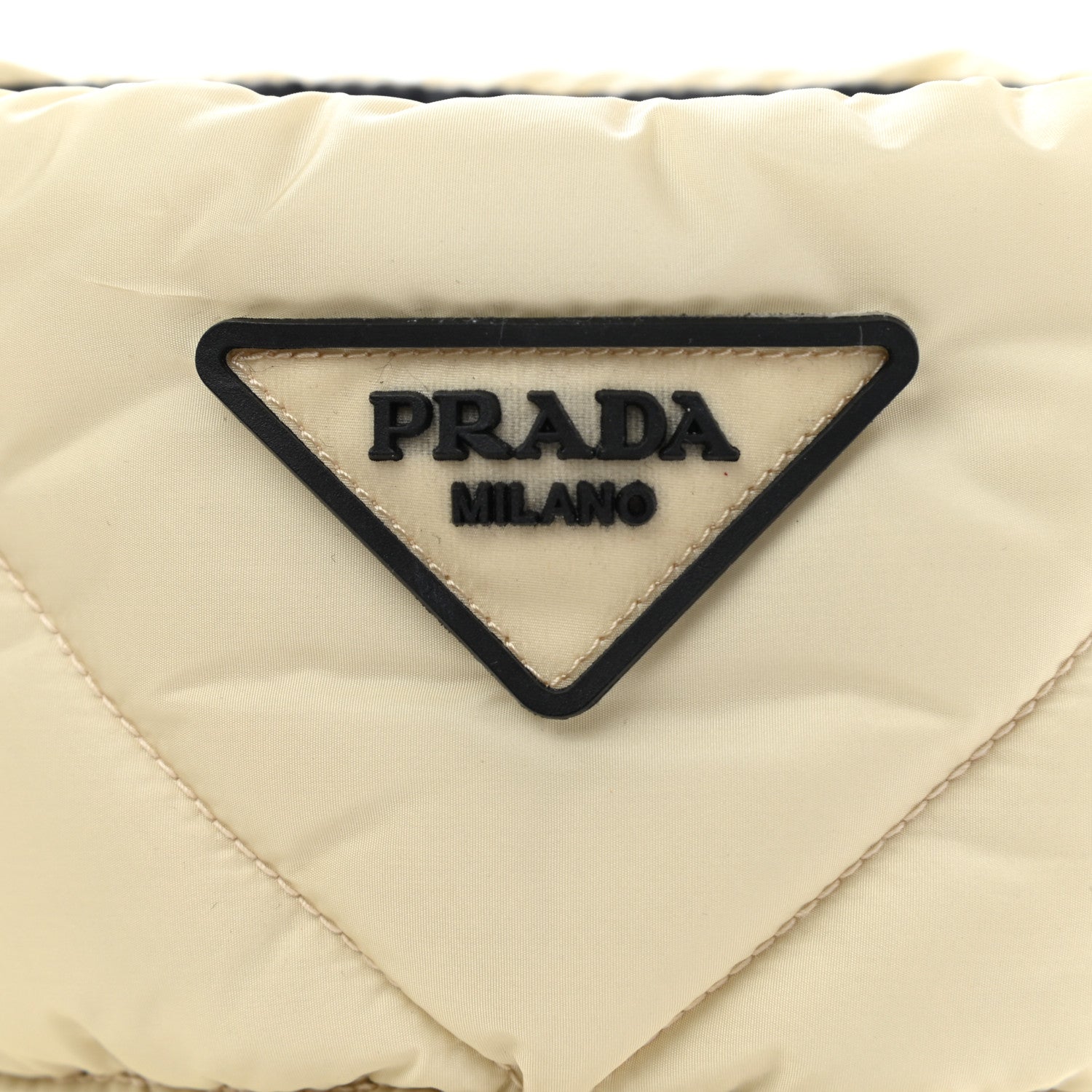 Prada Re-Nylon Piuma Triangle Logo Padded Drawcord 20mm Snow Boots 37 Avorio 7 of 9