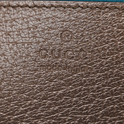 Gucci GG Supreme Monogram Textured Dollar Calfskin Web Small Ophidia Dome Shoulder Bag Beige Ebony New Acero 6 of 11