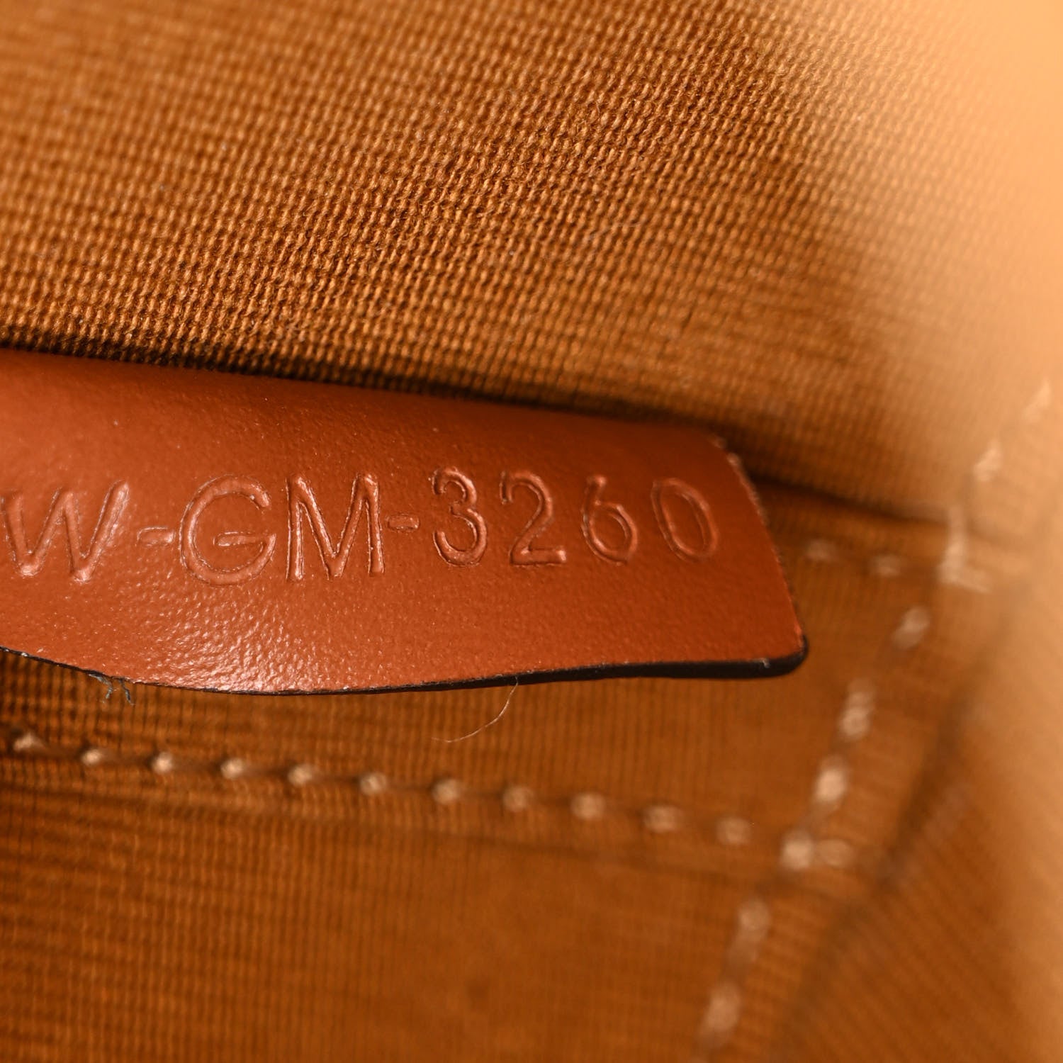 Celine Calfskin Triomphe Canvas Medium Tambour Bag Tan 7 of 11