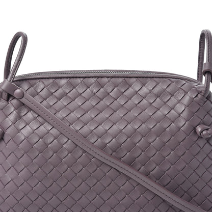 Bottega Veneta Nappa Intrecciato Nodini Crossbody Messenger Violet 8 of 8