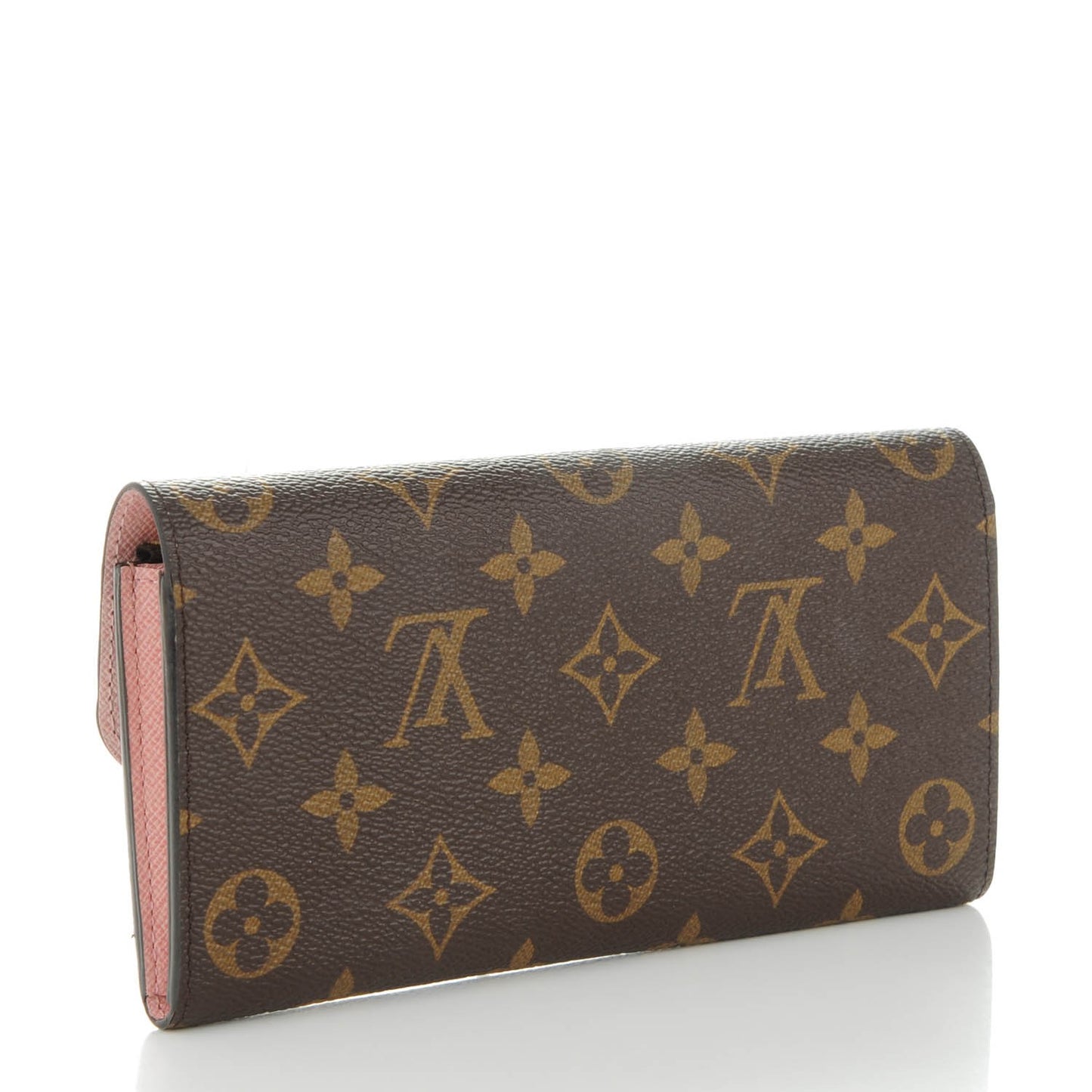 Monogram Emilie Wallet Rose Ballerine