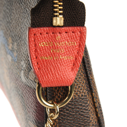 Louis Vuitton Damier Ebene 2015 Christmas Animation Mini Pochette Accessories 6 of 7