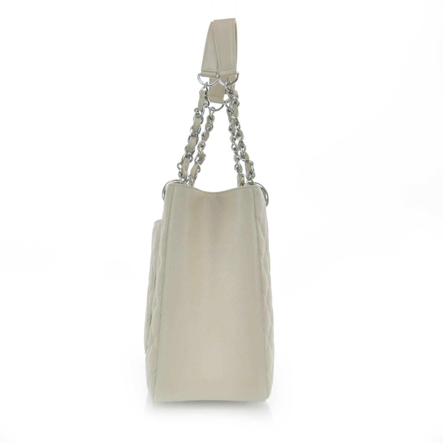 Chanel Caviar Grand Shopping Tote GST Beige Clair 4 of 23