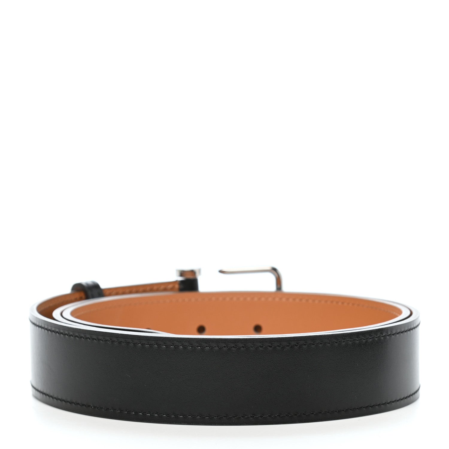 Hermes Box Belt 95 Black Gold 2 of 6