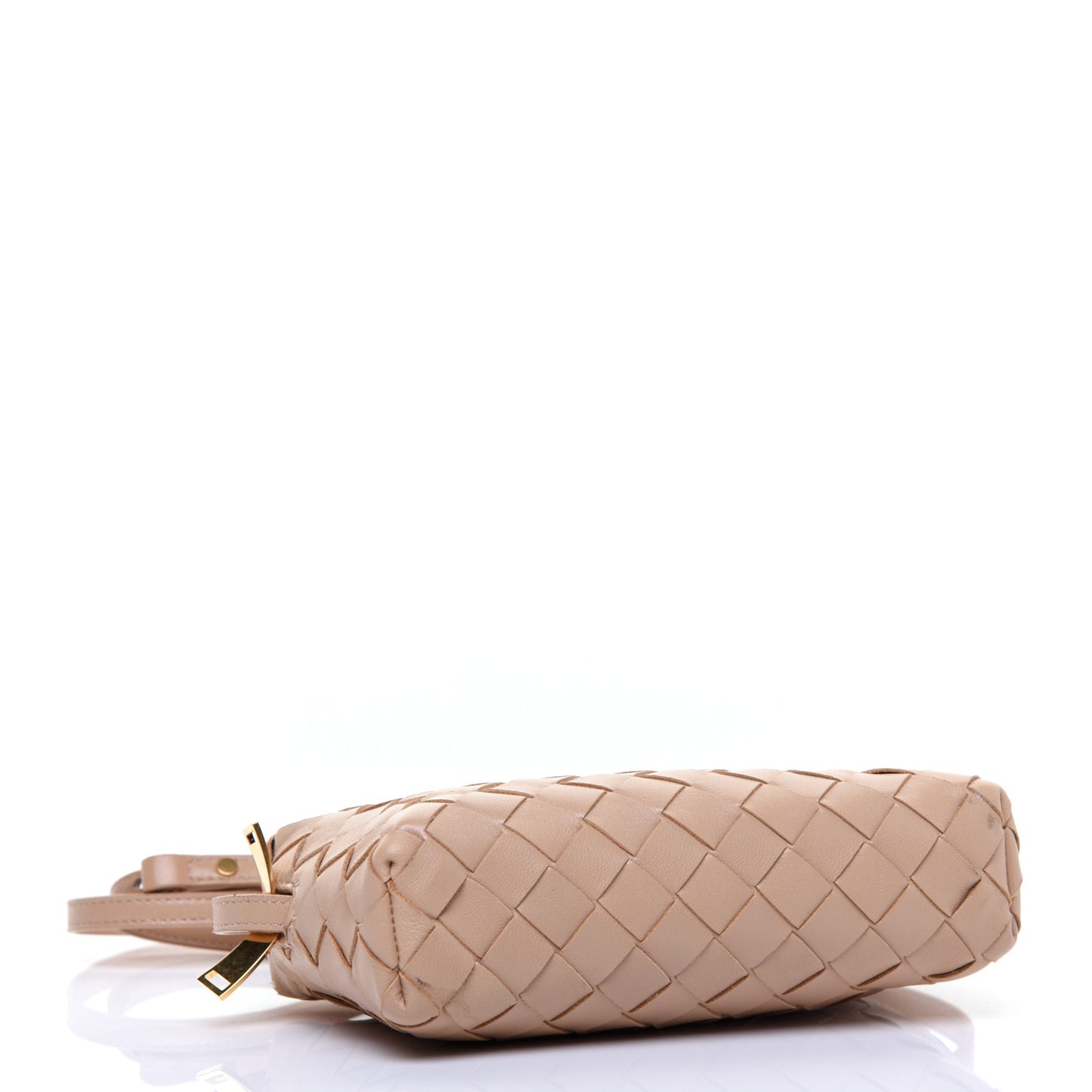Nappa Intrecciato Crossbody Mink