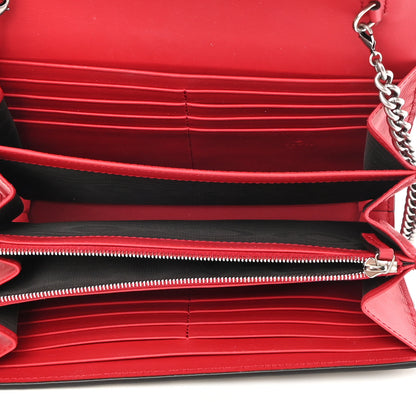 Gucci GG Supreme Monogram Mini Dionysus Chain Wallet Beige Vulcanic Red 5 of 12