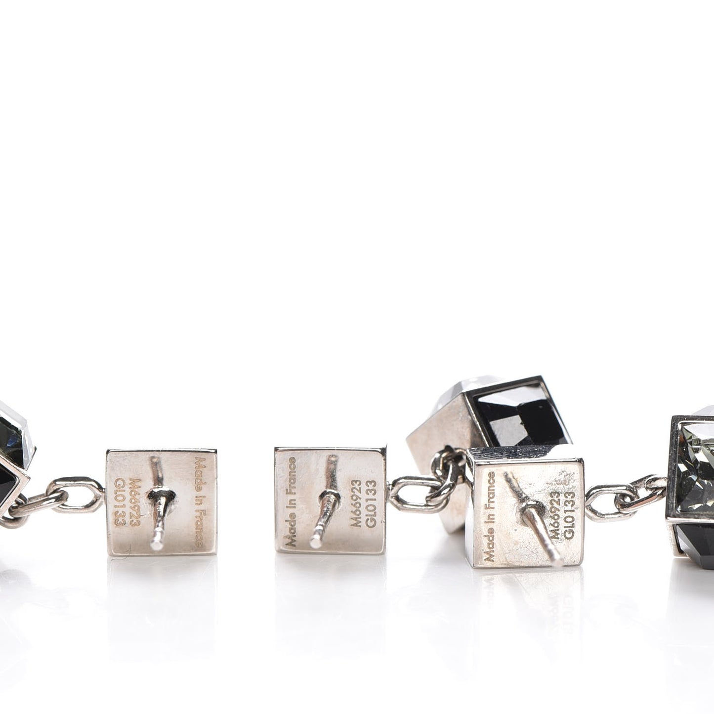 Swarovski Gamble Earring Set Silver