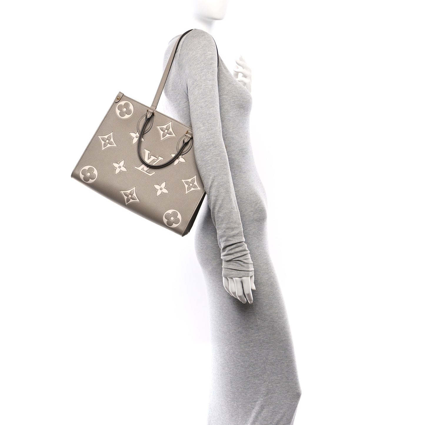 Empreinte Monogram Giant Onthego MM Tourterelle Creme